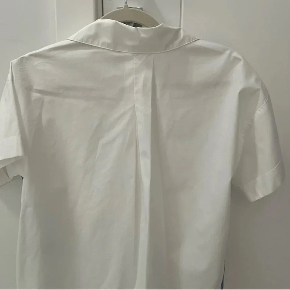 Zara White Blouse with Details on the side- Size XS; Worn Once - Picture 7 of 9
